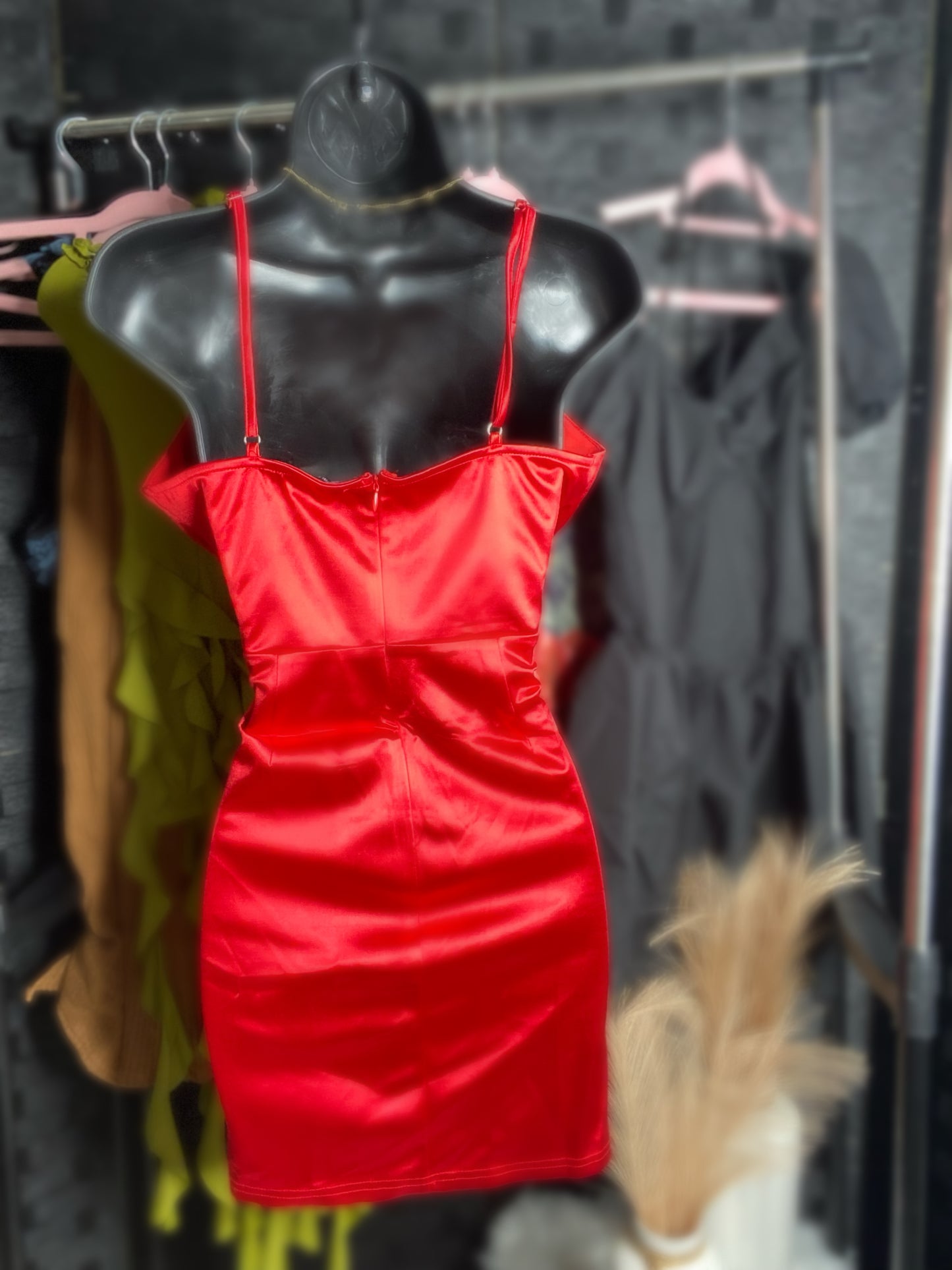 Rogue Satin Red Dress