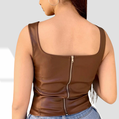 Leather Top