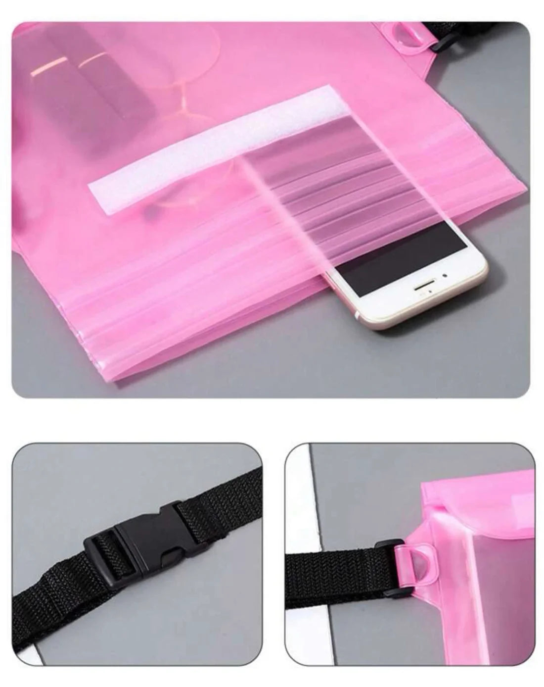 Pink Waterproof Bag