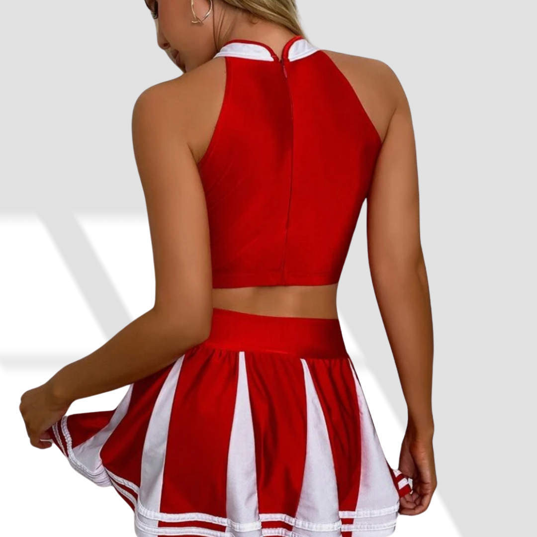 Cheerleader Halloween Costume Set 2 Piece Set