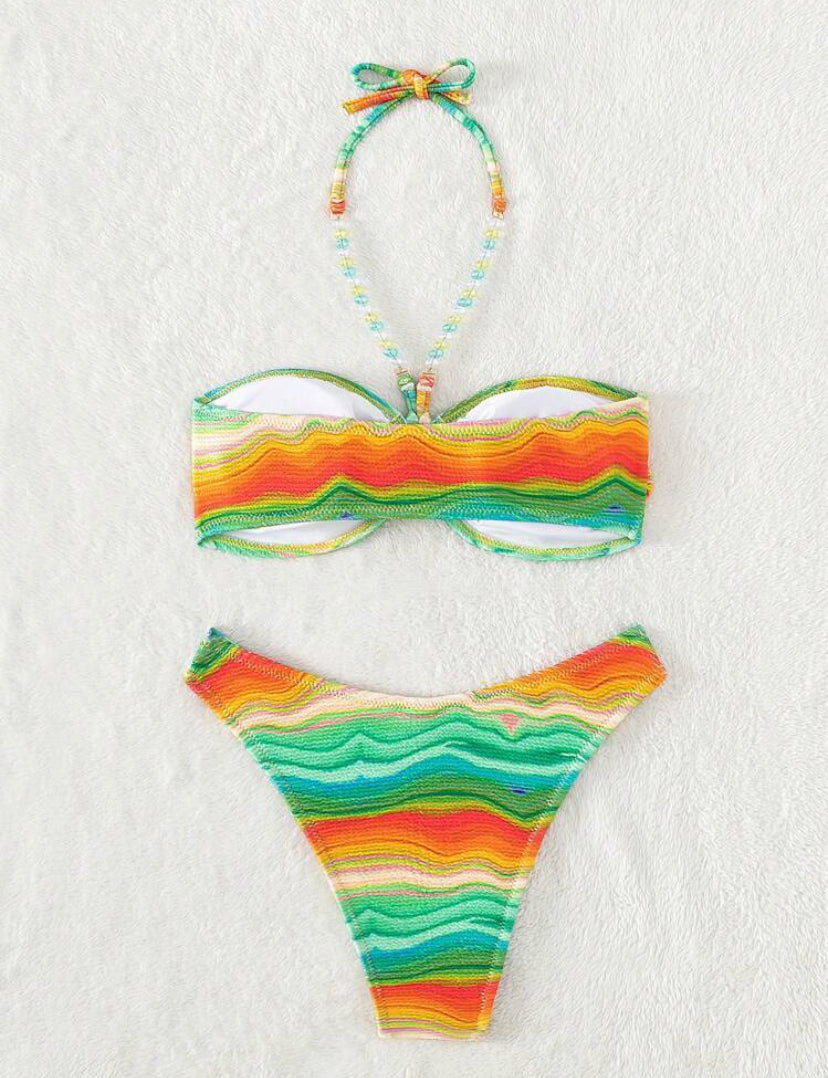 Rainbow Bikini Set