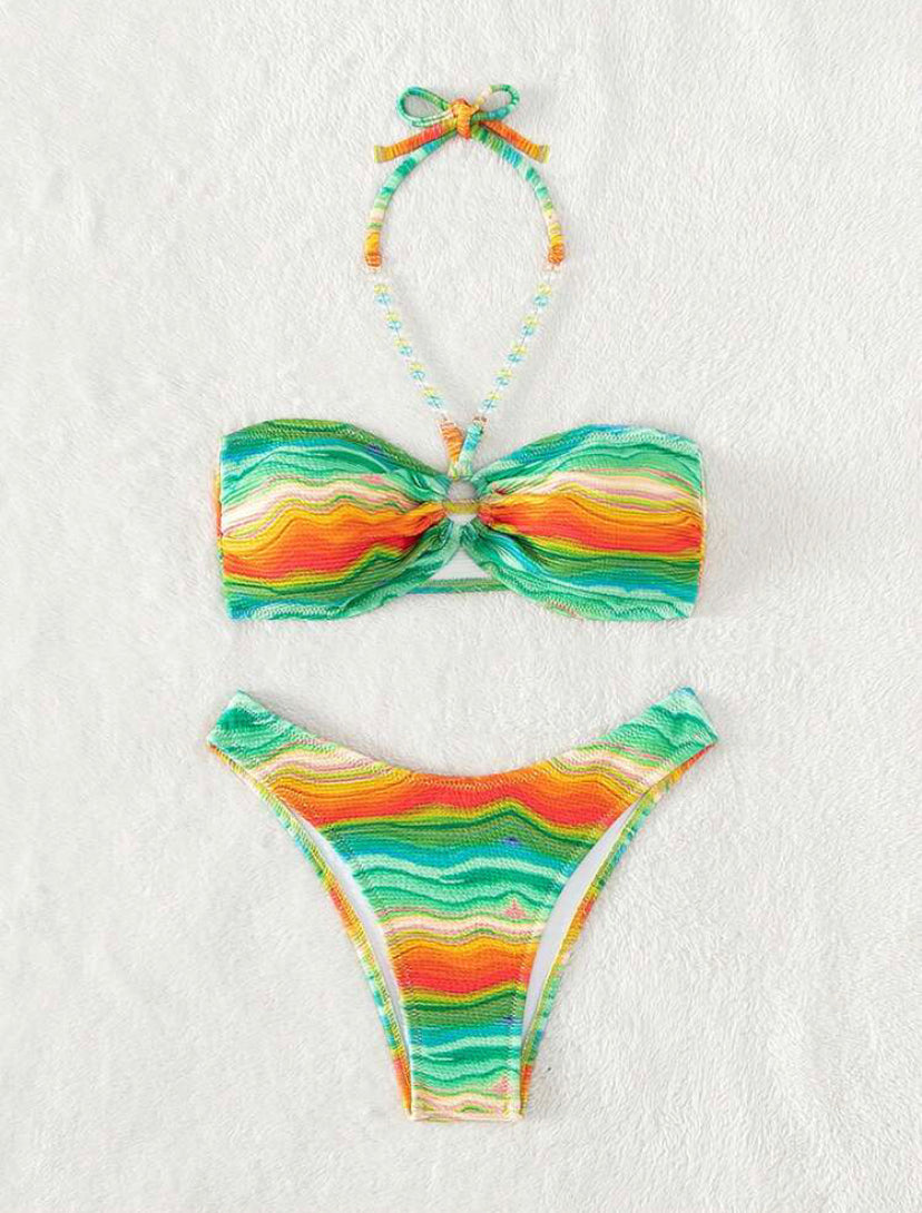 Rainbow Bikini Set