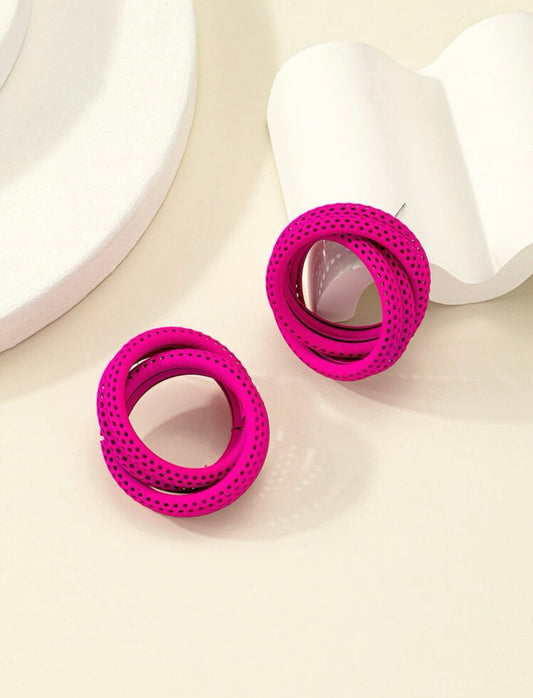 Circle Stud Earrings