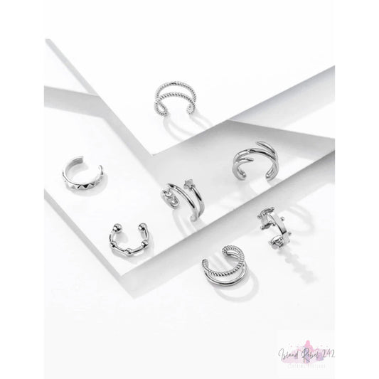 Silver Ear Cuffs